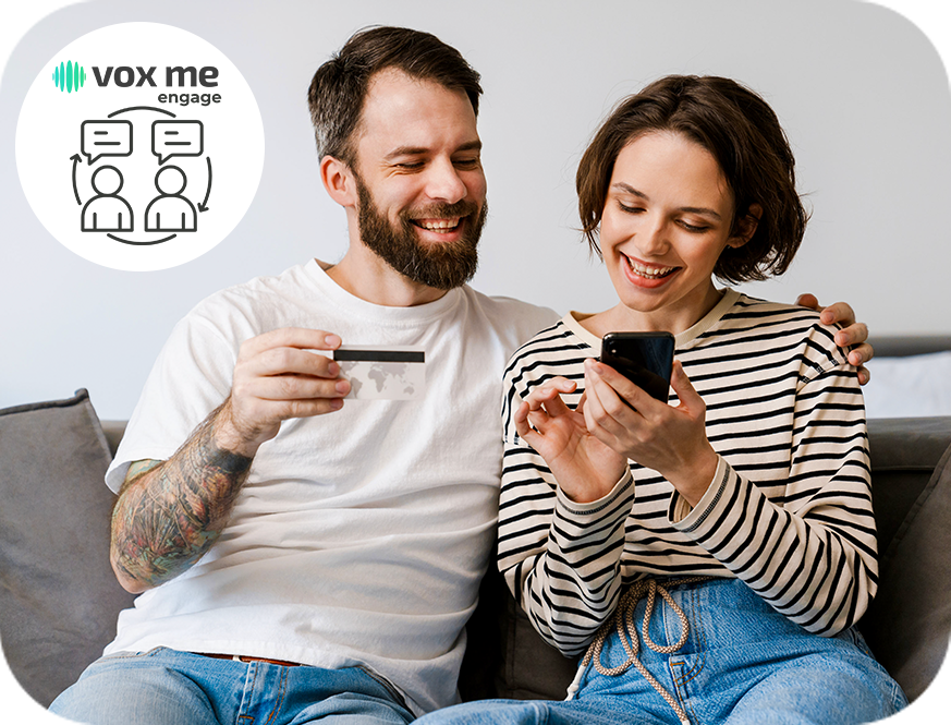 Imagem representando a solução VoxMe Engage para engajamento automatizado